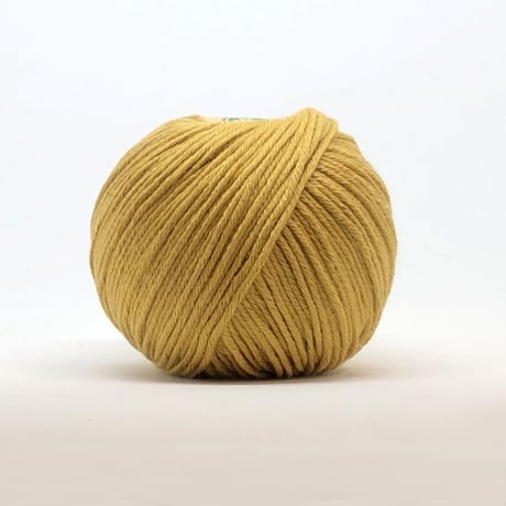 【毛糸】100% Organic Cotton Yarn - MUSTARD / babytoly