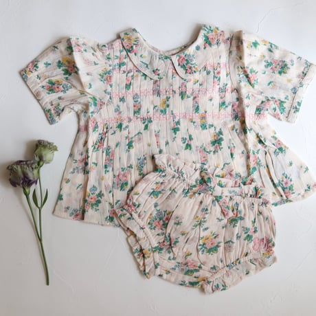 【ラスト１点】BLOUSE SMOCKEE / Emile et Ida