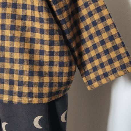 Blueberry Gingham Shirt / organic zoo