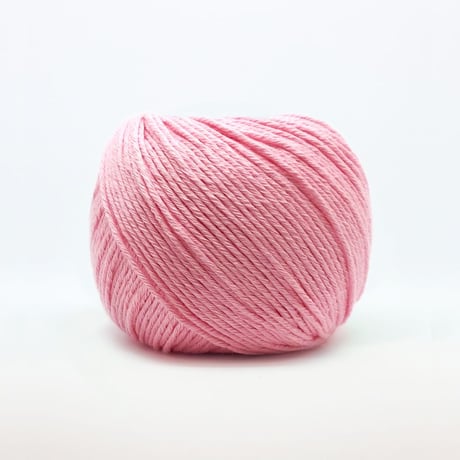 【毛糸】100% Organic Cotton Yarn - Candy pink / babytoly