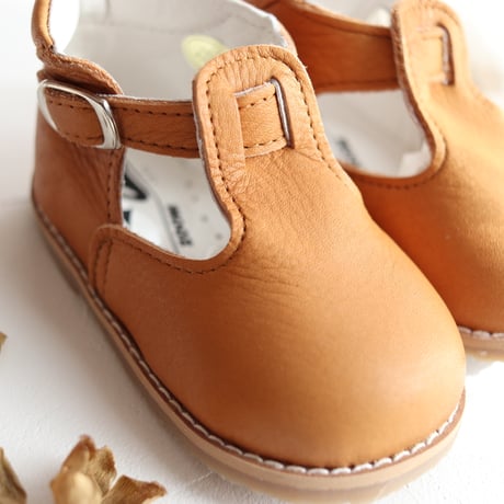 【ラスト１点】T-Strap Shoes 【Camel】/ PEEP