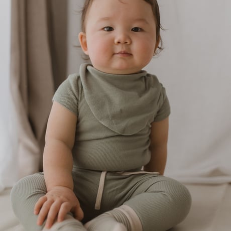 Bib Bandana【Sage】/SUSUKOSHI