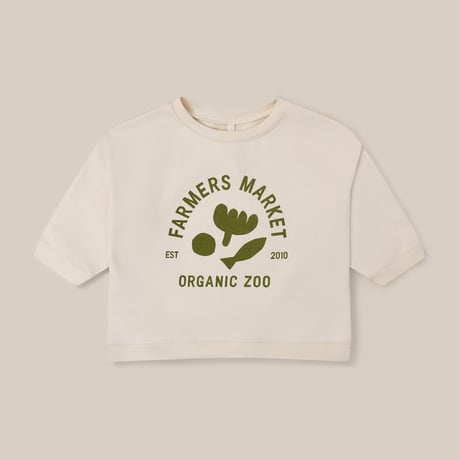 Market Logo Sweatshirt / organic zoo