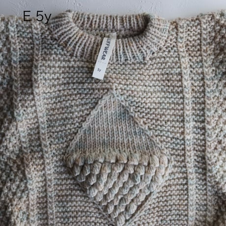 再入荷！nermie限定★Diamond Alan Sweater【nermie color】 /FLUFF WEAR