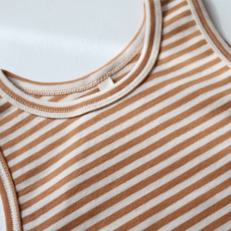 Copper Stripes Vest / organic zoo