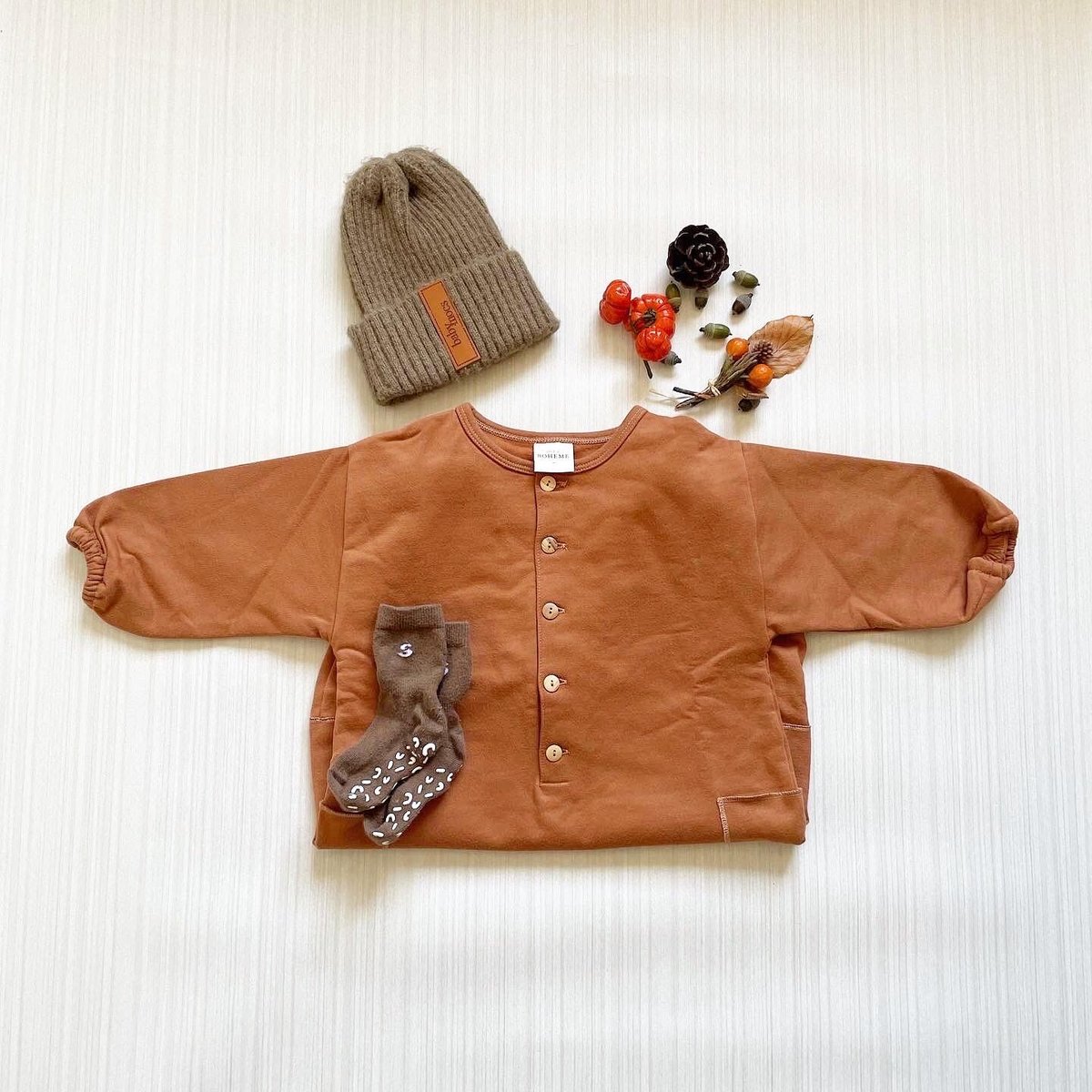 BIG PAPI JUMPSUIT -GLAZED GINGER- / STUDIO BOHE