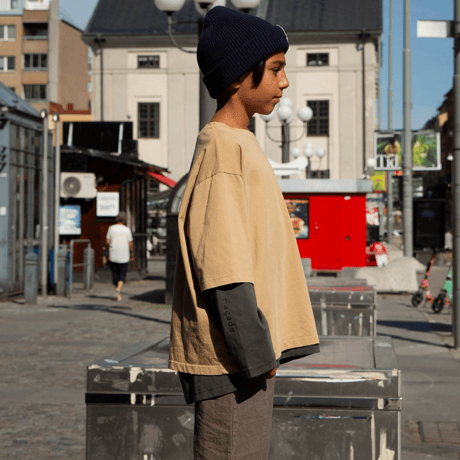 Montelius sidewalk pants - stone / Façade