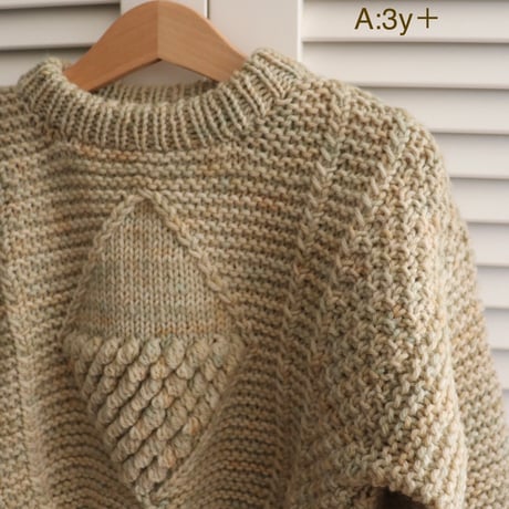 ✴︎nermie限定 ★再入荷《ニット》Diamond Alan Sweater  【NERMIE COLOR - nermie original color -】 /FLUFF WEAR