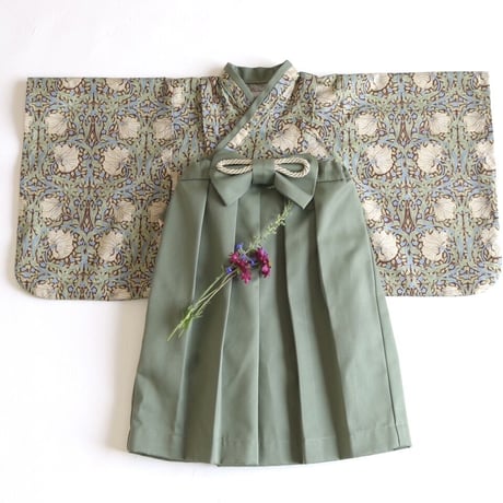 【納期:1〜2週間で発送】袴は4色から選べます ❤︎ Hand made オリジナル袴 "Pimpernel" / pieni kukka
