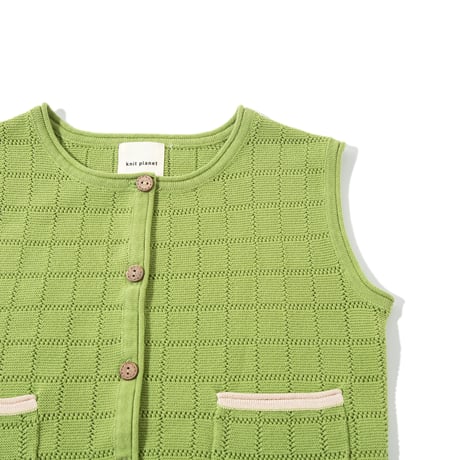 CHECKBOARD TOP / knit planet