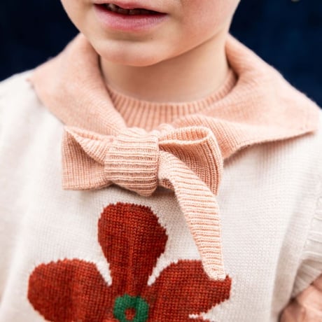 FLORET VEST -CREAM- / knit planet