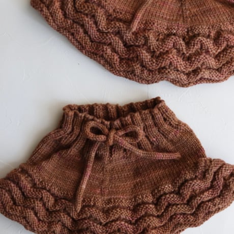 CELESTE SKIRT  【ROSE BROWN】 /FLUFF WEAR