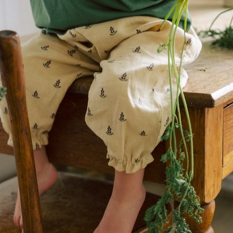 Lavender Bloom Gardener Pants / organic zoo