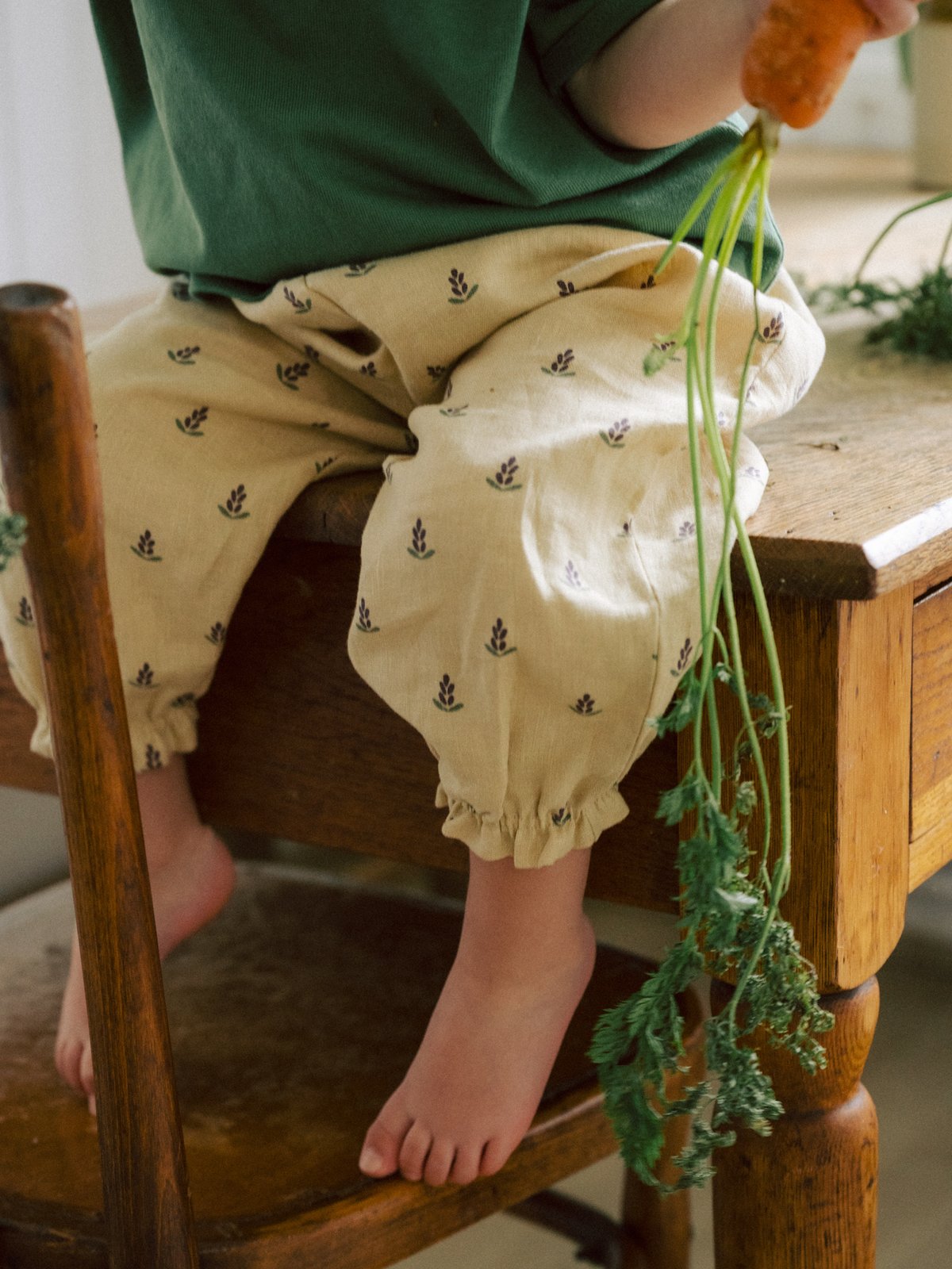 Lavender Bloom Gardener Pants / organic zoo | n