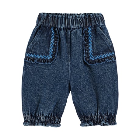 PANTALON BRODE DENIM / Emile et Ida