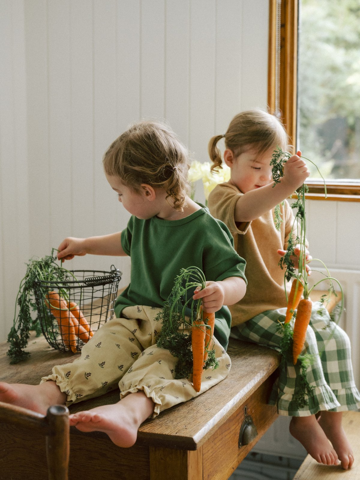Lavender Bloom Gardener Pants / organic zoo | n