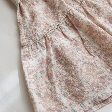 FLORAL WALLPAPER DRESS / COCO AU LAIT