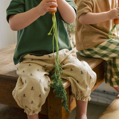 Lavender Bloom Gardener Pants / organic zoo