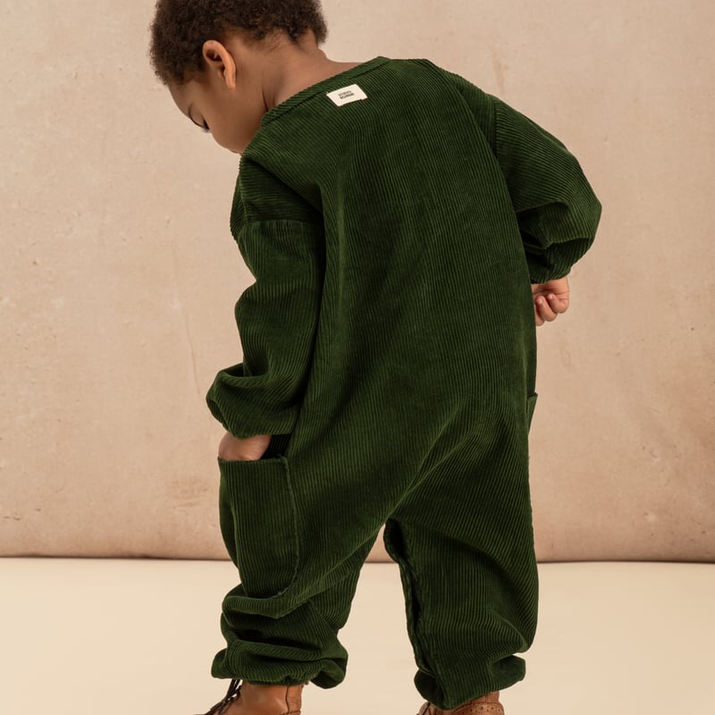41. BIG PAPI JUMPSUIT 【DEEP GREEN】/ STUDIO BOHE