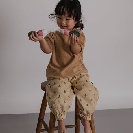 Lavender Bloom Gardener Pants / organic zoo