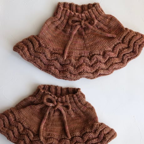CELESTE SKIRT  【ROSE BROWN】 /FLUFF WEAR