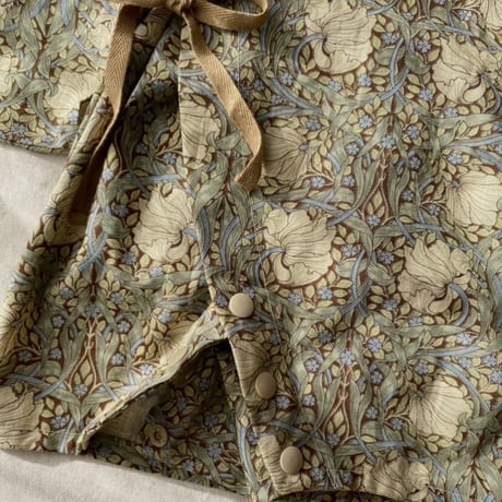 【納期:1〜2週間で発送】袴は4色から選べます。Hand made オリジナル袴 "Anemone Beige" / pieni kukka