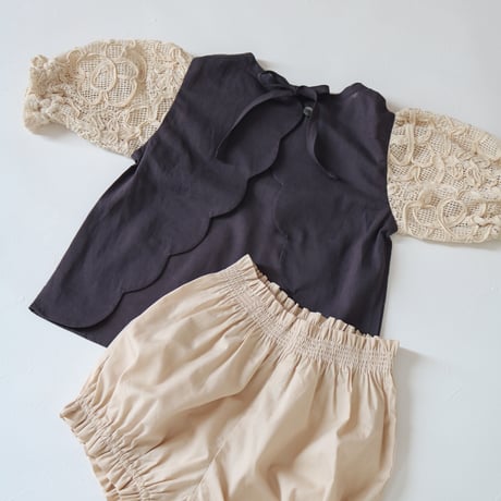 ☑️" ÉTOILE " set up Bloomer (Beige) / llonk.
