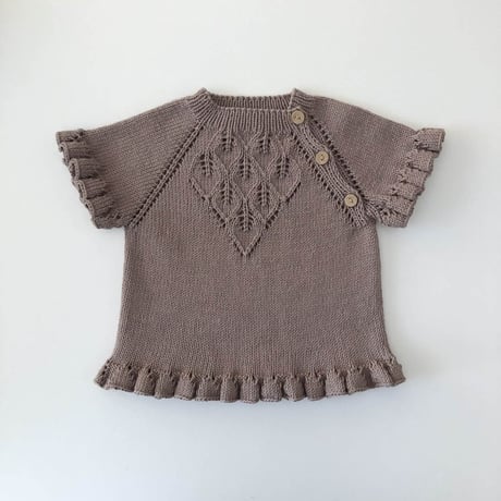 【毛糸】100% Organic Cotton Yarn - TAUPE / babytoly