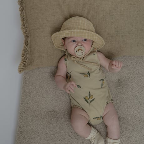 Olive Garden Sleeveless Bodysuit / organic zoo