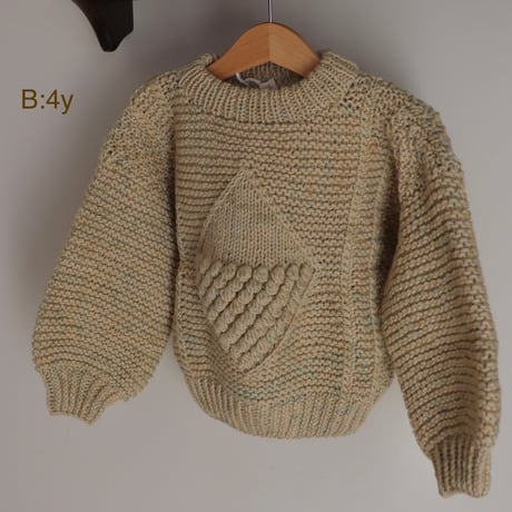 ✴︎nermie限定 ★再入荷《ニット》Diamond Alan Sweater  【NERMIE COLOR - nermie original color -】 /FLUFF WEAR