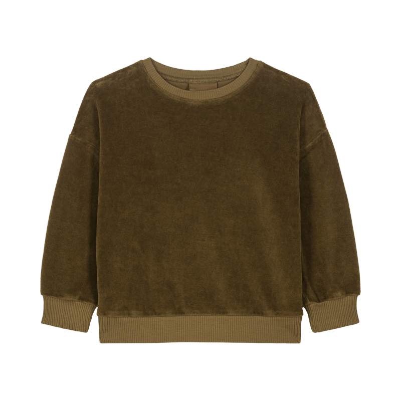 ラスト1点】24. CLASSIC SWEAT-SHIRT 【KAKI】/ STUDIO B