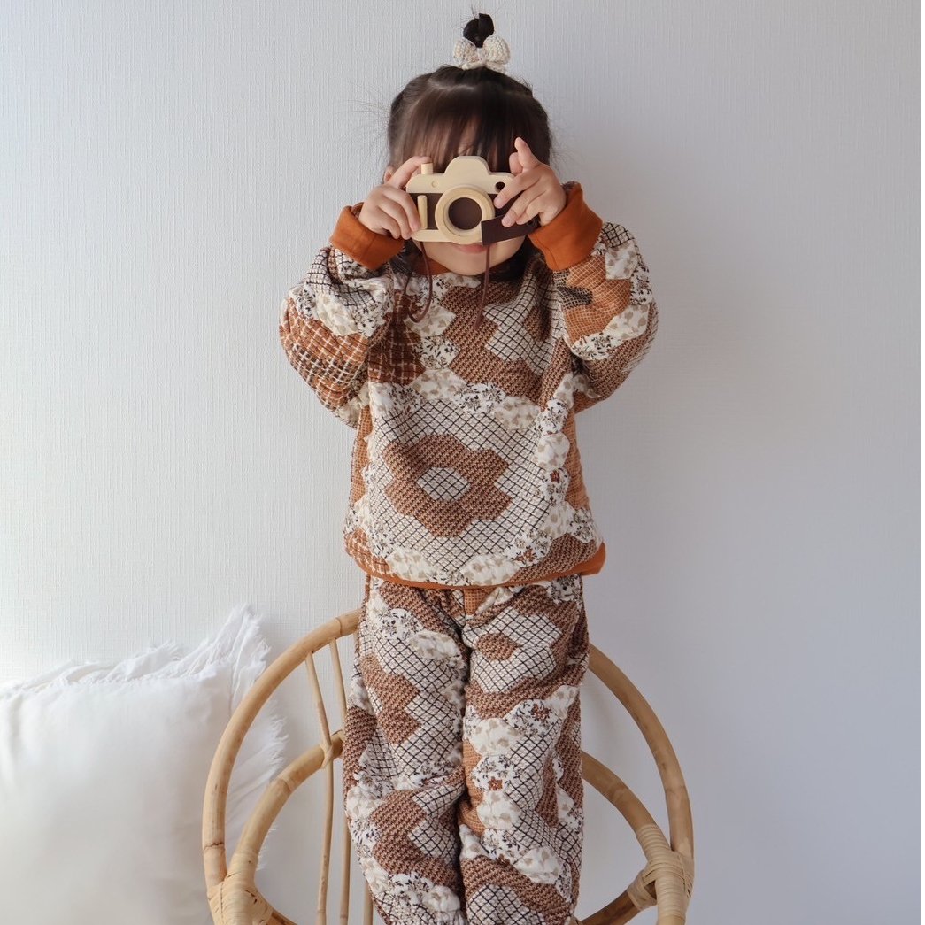 fish&Kids パッチワーク スウェット 4-5y fish&Kids パッチワーク スウェット 4-5y fish&Kids パッチ