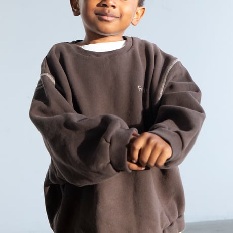 Chunky Sweatshirt -Coffee- / Façade