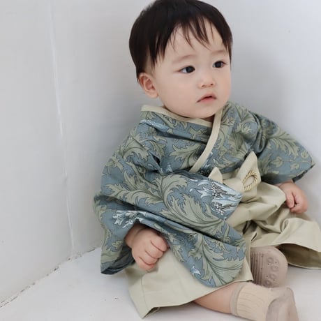 【納期:1〜2週間で発送】袴は4色から選べます。 Hand made オリジナル袴 "Anemone Blue" / pieni kukka