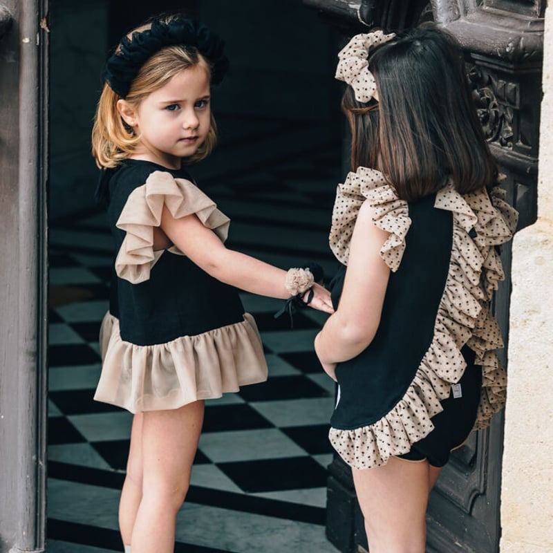 ブラウス Vestido Lisa Lino Negro / BABY TRIANA | ne