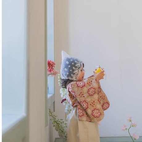 【納期:1〜2週間で発送】袴は4色から選べます。Hand made オリジナル袴 "ORLEANS CLAY" / pieni kukka