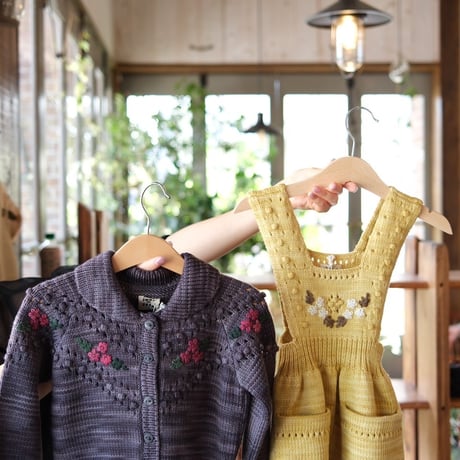 floral embroidered cardigan/ iver and isla