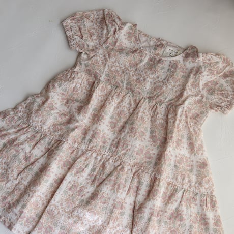 FLORAL WALLPAPER DRESS / COCO AU LAIT