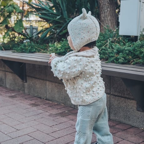 【ラスト１点】nermie pointail knit pant - mint - / nermie