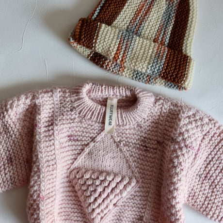 ✴︎nermie限定  《ニット》 Diamond Alan Sweater  【STRAWBERRY COOKIE  - nermie original color -】 /FLUFF WEAR