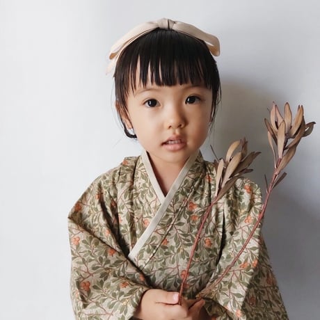 【納期:1〜2週間で発送】袴は4色から選べます。Hand made オリジナル袴 "ARBUTUS Beige" / pieni kukka