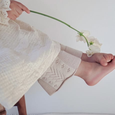 nermie pointail knit pant - ivory - / nermie