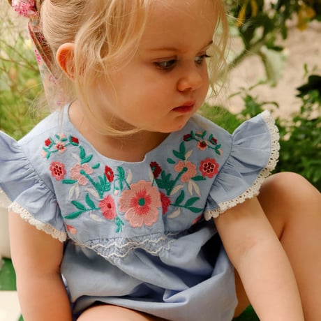 ROMPERS NUSHA -LIGHT BLUE- / LOUISE MISHA