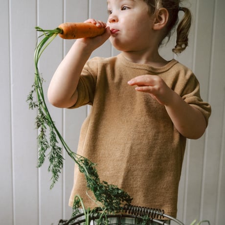 Wheat Terry Boxy T-Shirt / organic zoo