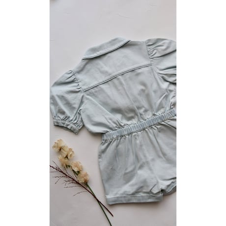 💎【ラスト1点】 Loretta Jumpsuit Denim Blue /  C'era una volta