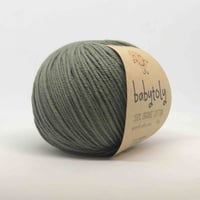 【毛糸】100% Organic Cotton Yarn - SAGE / babytoly