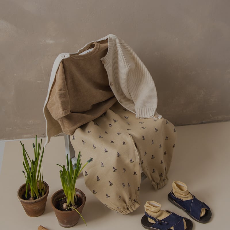 Lavender Bloom Gardener Pants / organic zoo | n