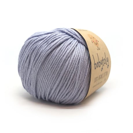 【毛糸】100% Organic Cotton Yarn - Periwinkle / babytoly