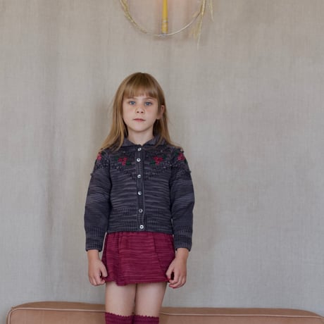 floral embroidered cardigan/ iver and isla