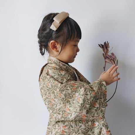【納期:1〜2週間で発送】袴は4色から選べます。Hand made オリジナル袴 "ARBUTUS Beige" / pieni kukka